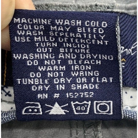 Across The Pond Bermuda Shorts Mens Size 32 Charcoal Gray Signature Line Stretch - Picture 9 of 14